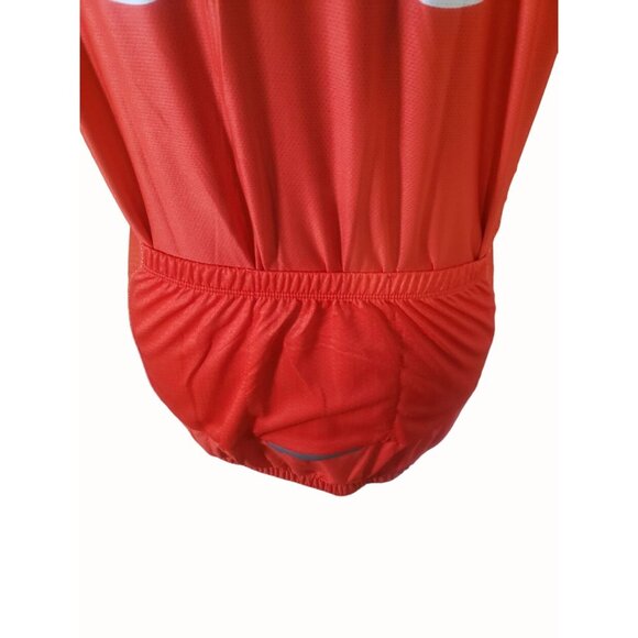 Cycle-Run Men's Short Sleeve Cycling Jersey with 3 Rear Pockets Red Size M - Picture 5 of 8